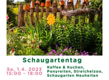 Schaugartentag April