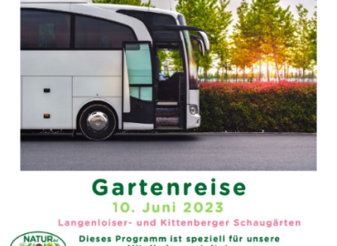 Gartenreise Juni 2023